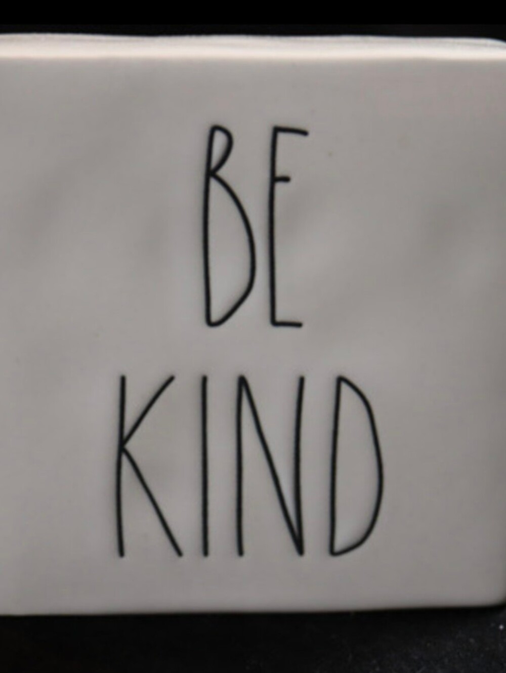 Inspirational Rae Dunn "Be Kind Stay Humble" Double Sided Block Sign/Paperweight
